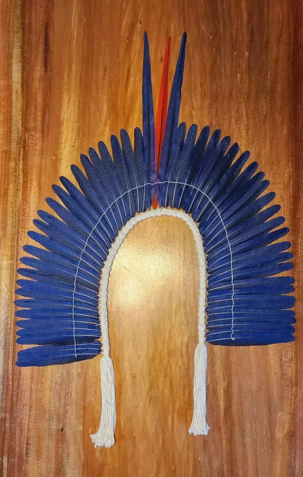 Cocar Guerreiro Arara-azul