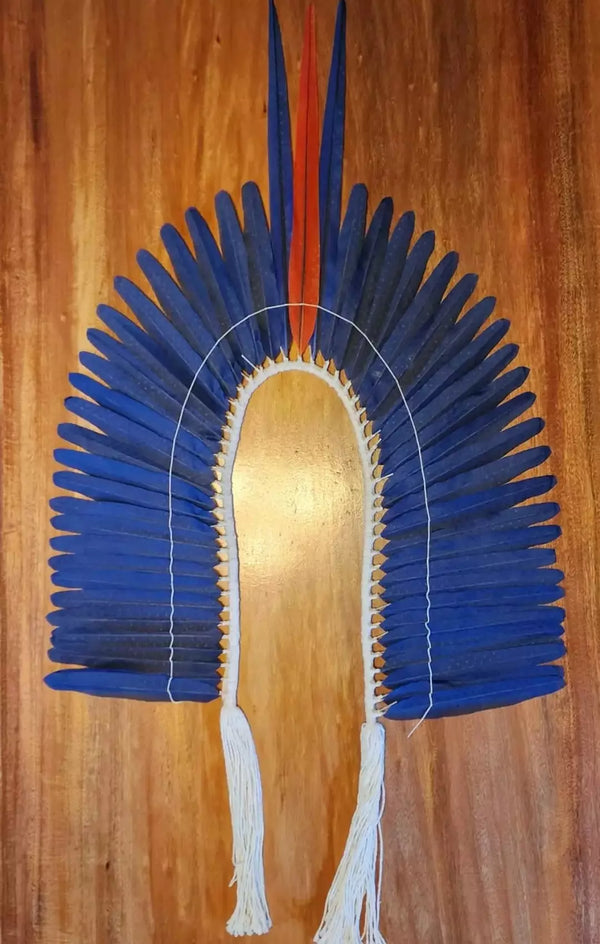Cocar Guerreiro Arara-azul