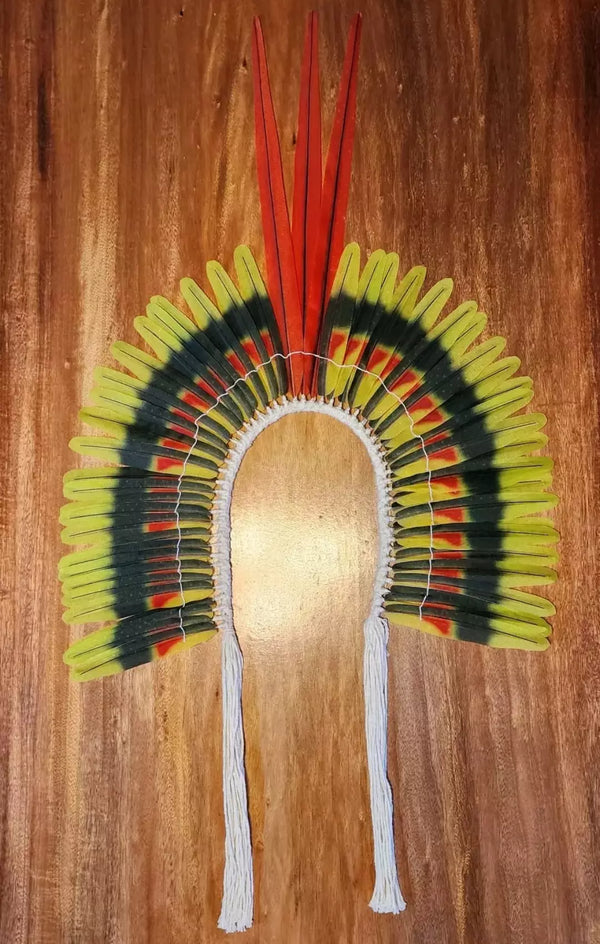 Cocar Guerreiro Papagaio