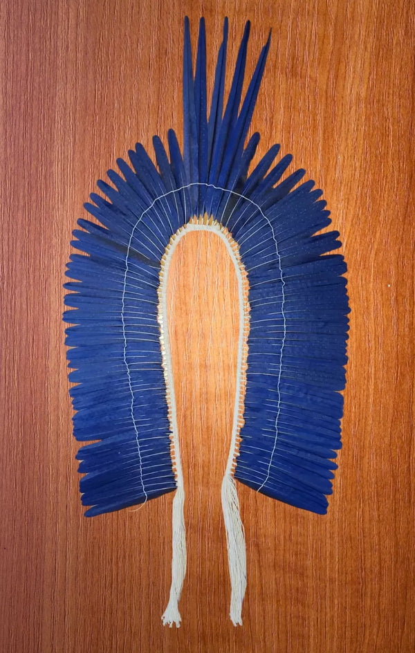 Cocar Cacique Arara-azul